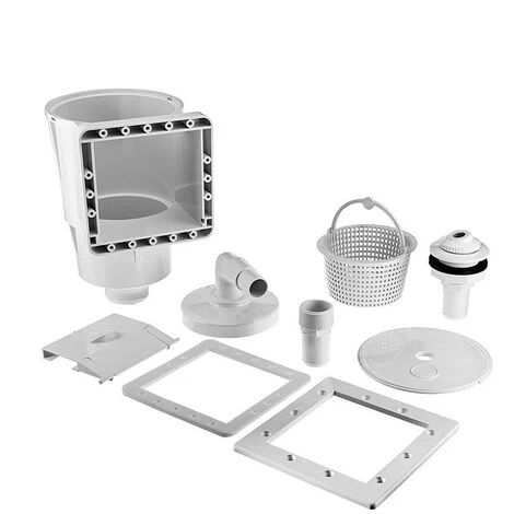 Skimmer Pour Piscine Standard + Buse De Refoulement De Couleur Blanche 4 Skimmer Pour Piscine Standard + Buse De Refoulement De Couleur Blanche – Image 2
