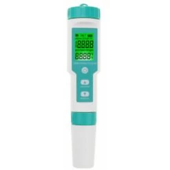Testeur De Qualité De L'eau Portable Portable 7 En 1 PH Total Des Solides Dissous EC ORP Salinité S.G Test De Température IP67 Étanche ℃/℉ Conversion D'unités Compensation Automatique De La Températur