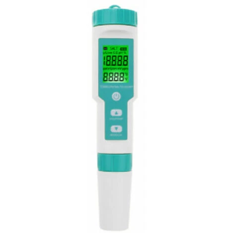 Testeur De Qualité De L'eau Portable Portable 7 En 1 PH Total Des Solides Dissous EC ORP Salinité S.G Test De Température IP67 Étanche ℃/℉ Conversion D'unités Compensation Automatique De La Températur 3 Testeur De Qualité De L'eau Portable Portable 7 En 1 PH Total Des Solides Dissous EC ORP Salinité S.G Test De Température IP67 Étanche ℃/℉ Conversion D'unités Compensation Automatique De La Températur