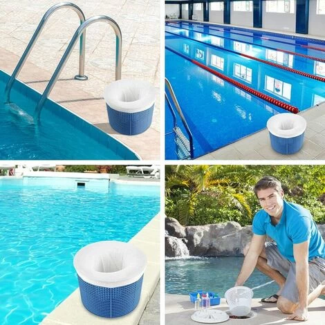 Pool Skimmer Socks, Lot De 20 Chaussettes Skimmer Piscine, Skimmer Réutilisable Et Super Élastique Pour Panier De Skimmer, De Pompe, Piscine, Spa 7 Pool Skimmer Socks, Lot De 20 Chaussettes Skimmer Piscine, Skimmer Réutilisable Et Super Élastique Pour Panier De Skimmer, De Pompe, Piscine, Spa – Image 5