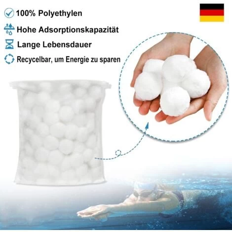 Filtre à Sable Balles Filtrantes 1400 G Pour Système De Filtration à Sable - Remplace 25 Kg De Sable Filtrant Blanc NAIZY 5 Filtre à Sable Balles Filtrantes 1400 G Pour Système De Filtration à Sable - Remplace 25 Kg De Sable Filtrant Blanc NAIZY – Image 3