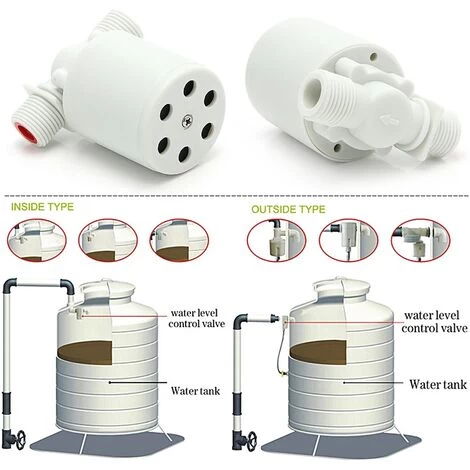 Vanne à Bille Flottante Automatique, Vanne De Contrôle Du Niveau D'eau F/réservoir D'eau 5 Vanne à Bille Flottante Automatique, Vanne De Contrôle Du Niveau D'eau F/réservoir D'eau – Image 3