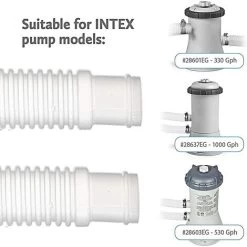 Tuyau De Remplacement De Piscine, Tuyaux De Piscine, Avec 2 Connecteurs Métalliques, Pour Piscine Hors Terre Tuyau De Remplacement De Pompe De Filtre De Piscine 9 Tuyau De Remplacement De Piscine, Tuyaux De Piscine, Avec 2 Connecteurs Métalliques, Pour Piscine Hors Terre Tuyau De Remplacement De Pompe De Filtre De Piscine -Piscine Soldes 99464173 3