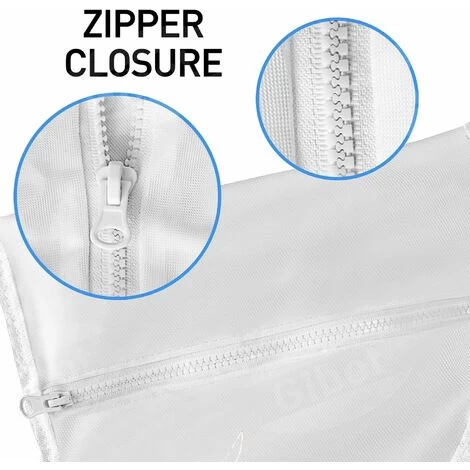 Sacs De Nettoyeur De Piscine, Sac à Glissière Pour Robot Piscine Remplacement De La Poche En Nylon Adaptables Pour De Polaris 280&480 Nettoyeur Piscine 5 Sacs De Nettoyeur De Piscine, Sac à Glissière Pour Robot Piscine Remplacement De La Poche En Nylon Adaptables Pour De Polaris 280&480 Nettoyeur Piscine – Image 3