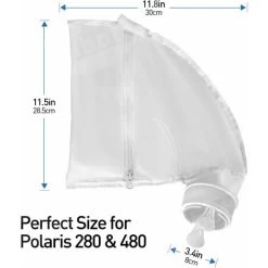 Sacs De Nettoyeur De Piscine, Sac à Glissière Pour Robot Piscine Remplacement De La Poche En Nylon Adaptables Pour De Polaris 280&480 Nettoyeur Piscine 10 Sacs De Nettoyeur De Piscine, Sac à Glissière Pour Robot Piscine Remplacement De La Poche En Nylon Adaptables Pour De Polaris 280&480 Nettoyeur Piscine -Piscine Soldes 99696792 4