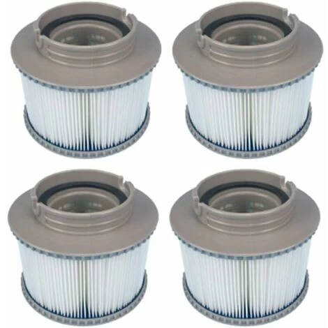 Lot De 4 Filtres De Rechange Pour Mspa Fd2089, Cartouche De Filtre Pour Piscine Et Spa 3 Lot De 4 Filtres De Rechange Pour Mspa Fd2089, Cartouche De Filtre Pour Piscine Et Spa