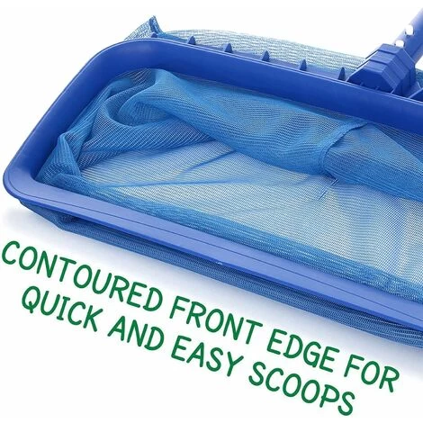 Epuisette De Grande Capacité - Mailles Fines - Facile à Nettoyer La Surface Et Le Fond De Votre Piscine Bleue. 5 Epuisette De Grande Capacité - Mailles Fines - Facile à Nettoyer La Surface Et Le Fond De Votre Piscine Bleue. – Image 3